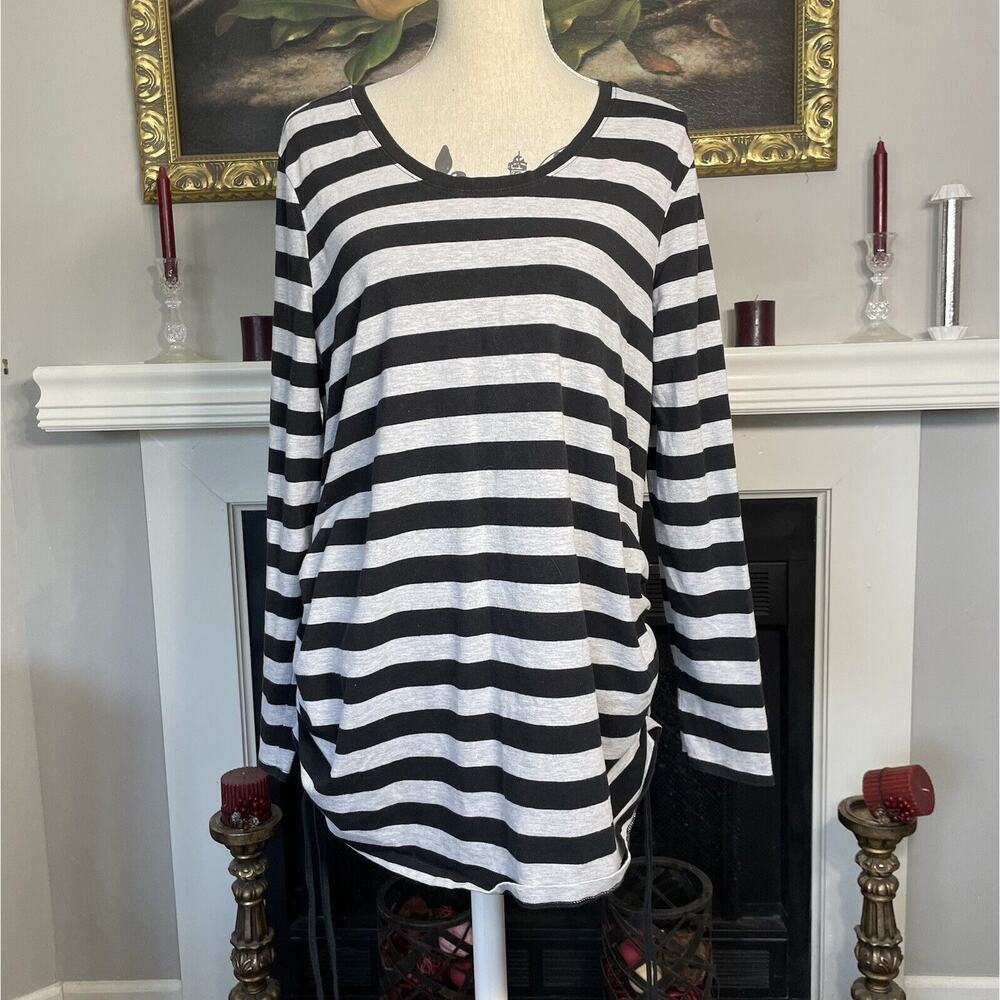 Great Expectations Maternity Women's Stripped Blouse Size XL